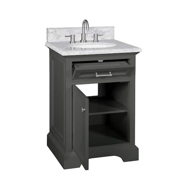 Home Decorators Collection Windlowe 24 In W X 22 D 35 H Bath Vanity Gray With Carrara Marble Top White Sink 15101 Vs24c Gr - Home Decorators Collection 3 Piece Vanity Combo 24 Inch Home Decorators Collection Windlowe 24 In W X 22 D 35 H Bath Vanity Gray With Carrara Marble Top White Sink 15101 Vs24c Gr - Home Decorators Collection 3 Piece Vanity Combo 24 Inch