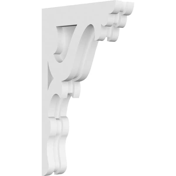 Ekena Millwork 1-7/8 in. x 12 in. x 7 in. PVC Cornelia Corbel