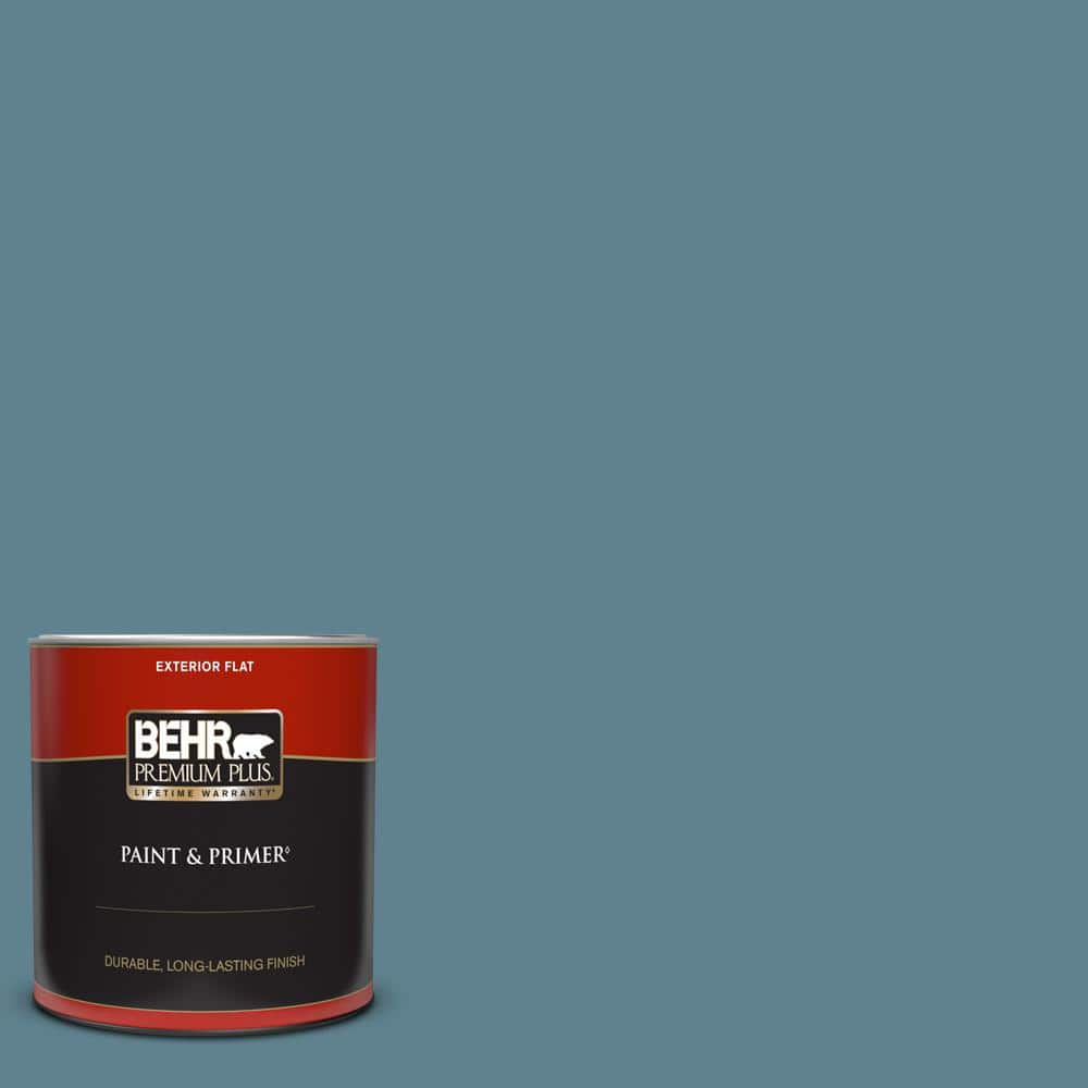 BEHR PREMIUM PLUS 1 Qt S470 5 Blueprint Flat Exterior Paint Primer   Blueprint Behr Premium Plus Paint Colors 440004 64 1000 