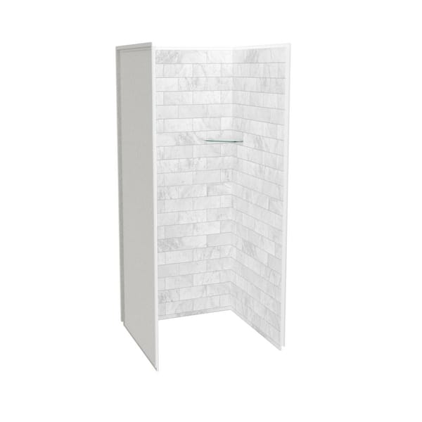 MAAX Utile 3636 Composite Direct-to-Stud Three-Piece Alcove Shower