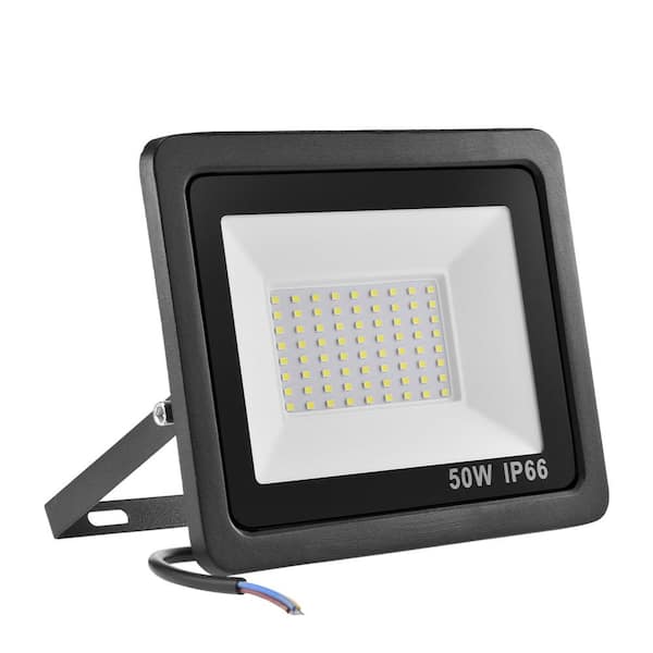 TYCOLIT 50-Watt 120-Degree Black Integrated LED Outdoor Flood Light