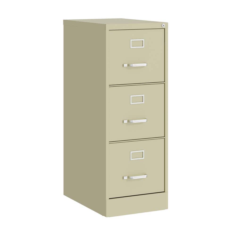 Putty 3-Drawer Lockable Vertical Mobile File Cabinet