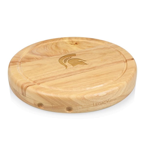 Michigan State Spartans Circo Wood Cheese Board Set with Tools