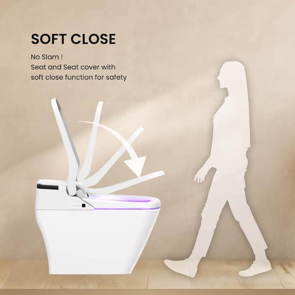 VOVO Stylement Tankless Smart Bidet Toilet with UV LED and Heated Seat