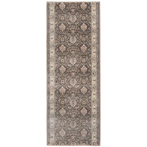 Stratford Adian Latte/Alabaster 26 in. x Your Choice Length Stair Runner