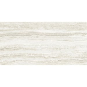 Lightstone Traverten Light Cream 24 in. x 48 in. Color Body Porcelain Floor and Wall Tile (15.5 sq. ft./Case)