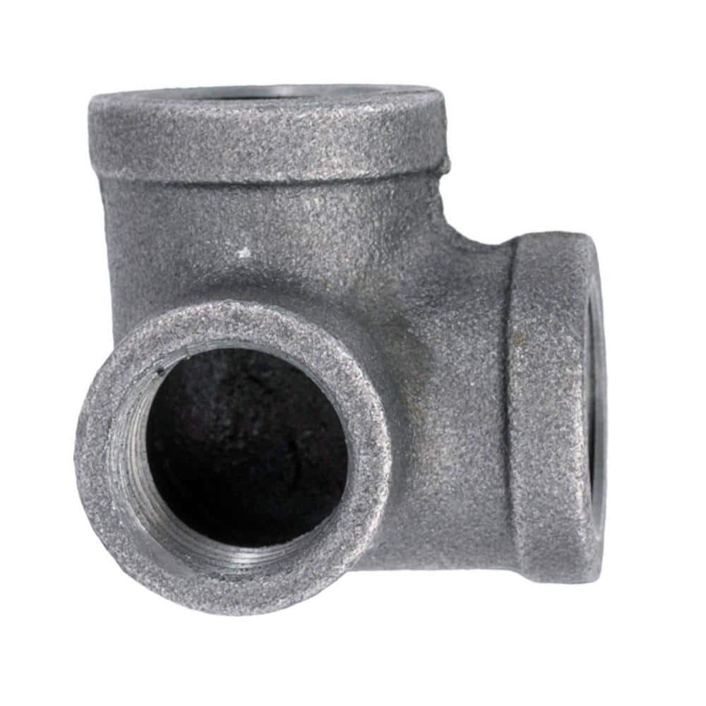 3/8 in. Black Malleable Iron FPT x FPT x FPT 90-Degree Side Outlet Elbow Fitting price history on PriceWatchPro