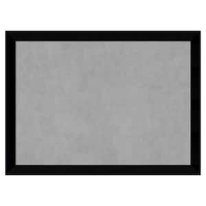 Black Museum 31 in. x 23 in. Framed Magnetic Board