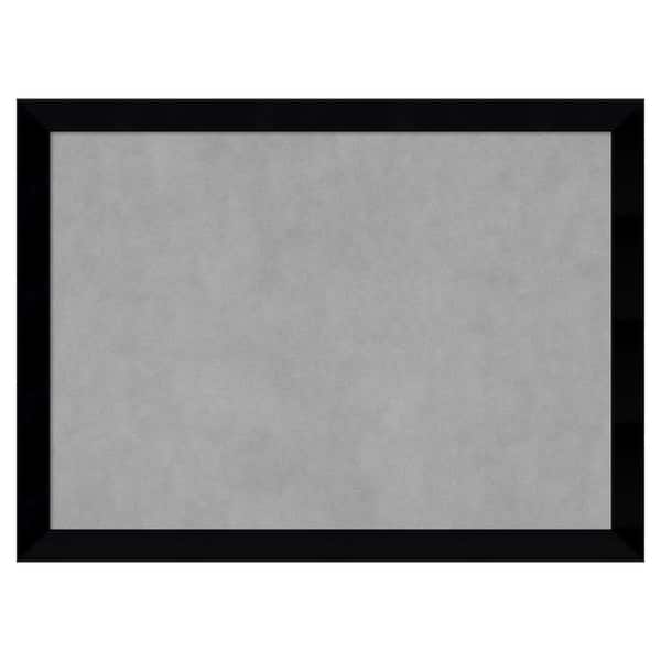 Amanti Art Black Museum 31 in. x 23 in. Framed Magnetic Board