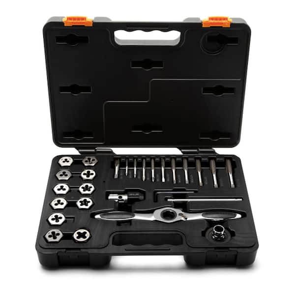 Metric Ratcheting Tap and Die Set (27-Piece)