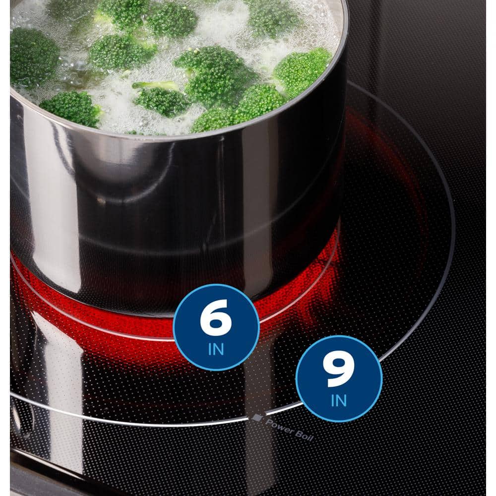 Stainless Steel 30" Free-Standing Electric Range with Self-Cleaning