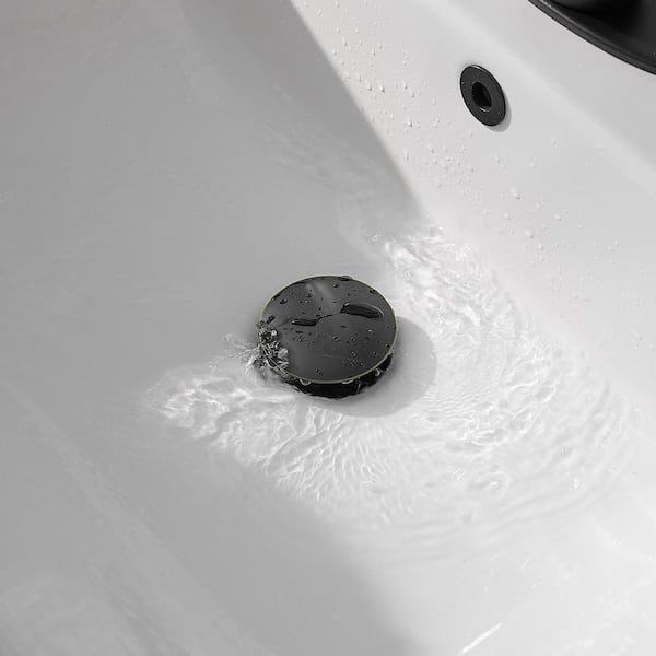 Bathroom Sink Pop-Up Drain With Overflow in Oil Rubbed Bronze