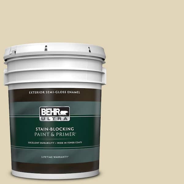 BEHR ULTRA 5 gal. #760C-3 Wild Honey Semi-Gloss Enamel Exterior Paint & Primer