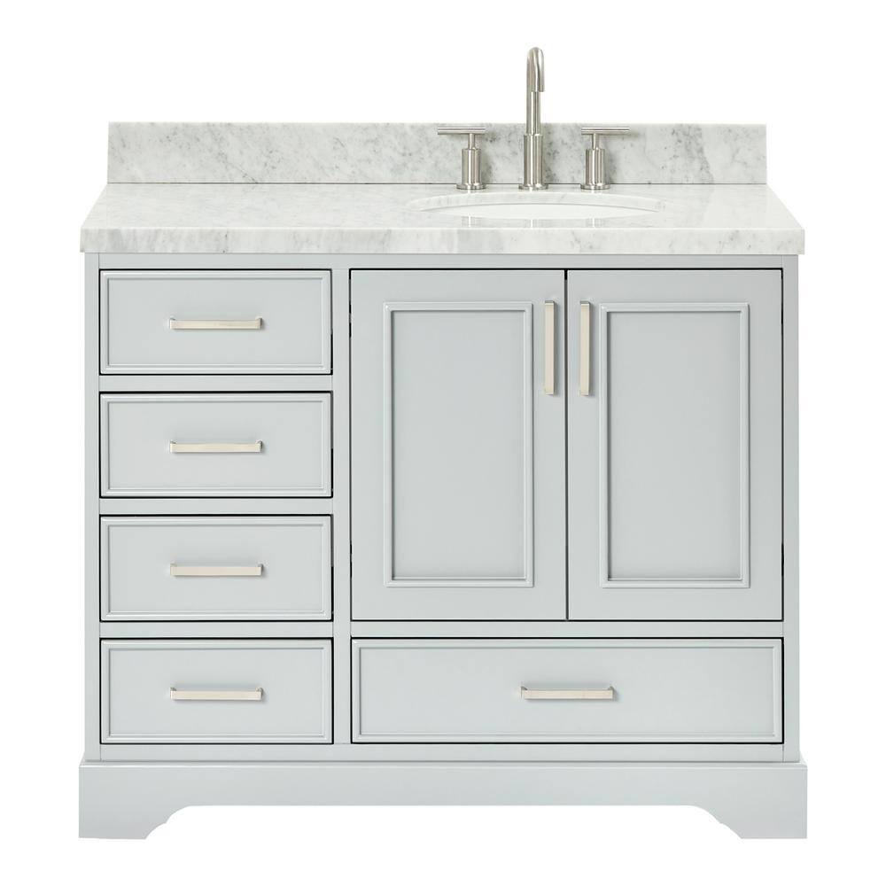 ARIEL Stafford 43 in. W x 22 in. D x 36 in. H Right Single Sink ...