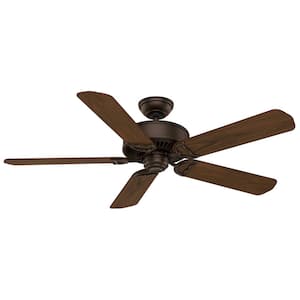 Panama DC 54 in. Indoor Brushed Cocoa Bronze Ceiling Fan with Remote