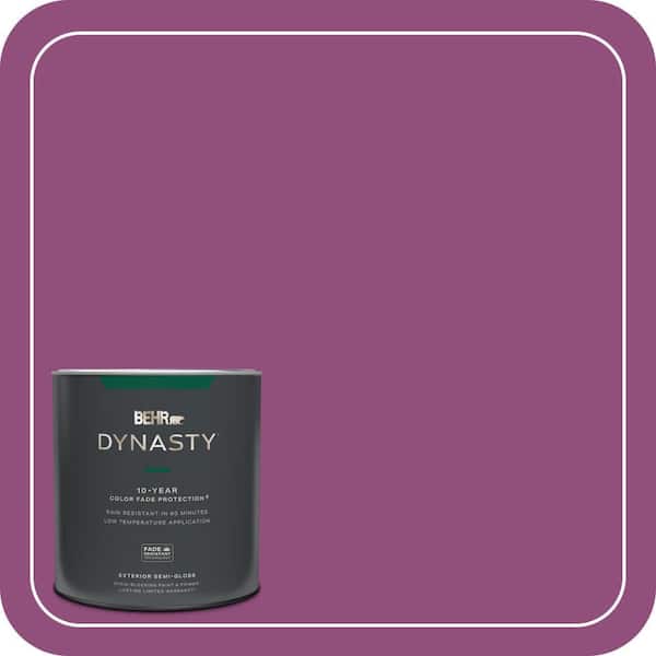 BEHR DYNASTY 1 qt. #P110-7 XOXO Semi-Gloss Exterior Stain-Blocking Paint & Primer