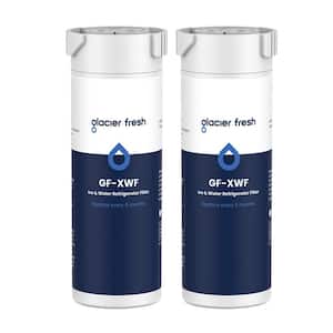 XWF Replacement for GE XWF Refrigerator Water Filter, 2 Pack