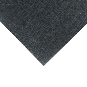 Tuff-n-Lastic Runner Mat 1/8 in. T x 4 ft. W x 4 ft. L Black Rubber Flooring (16 sq. ft.)