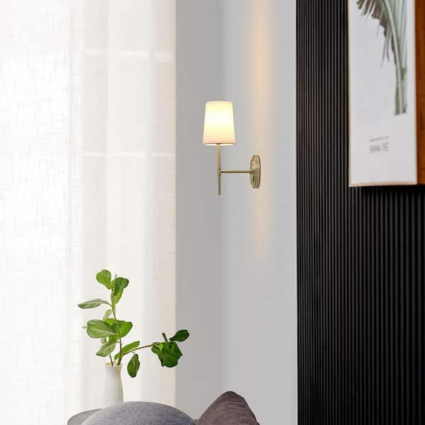 Emily Cordless Wall Sconce - Antique Brass