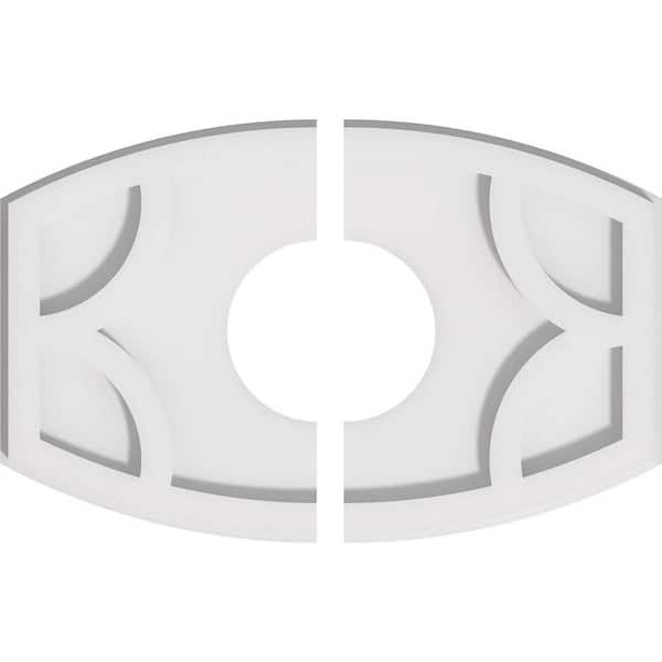 1 in. x 14 in. x 9.375 in PVC Medallion Moulding