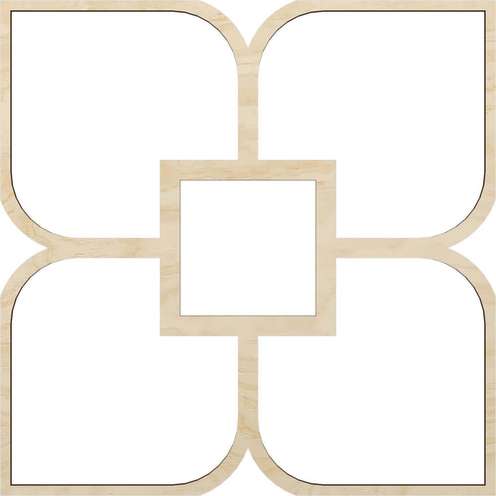 Large Olivia Fretwork 3/8 in. x 7 ft. x 7 ft. Brown Wood Decorative Wall Paneling 1-Pack price history on PriceWatchPro