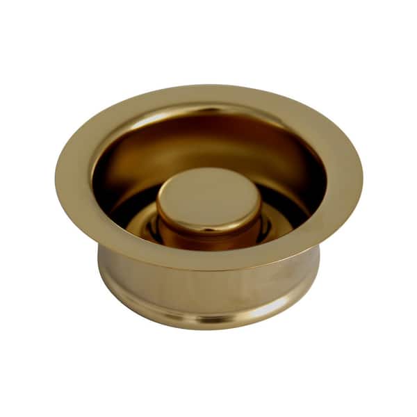 Barclay Products 3-1/2 in. Brass Kitchen Sink Disposal Flange in Polished Brass
