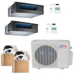 Ramsond Sophia 27000 BTU 2.5 Ton 22 SEER 3-Duct Type Multi-Zone ...