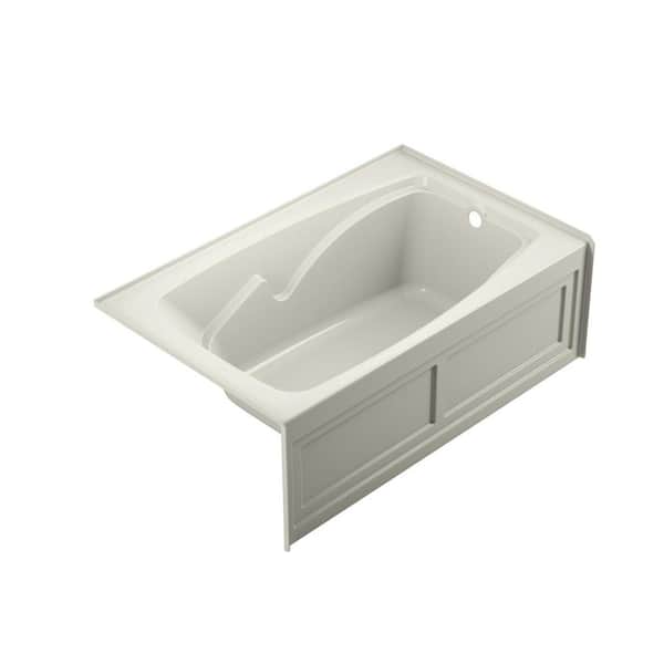 JACUZZI Cetra 60 in. x 36 in. Soaking Bathtub with Right Drain in Oyster