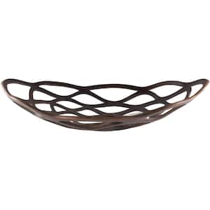 Edrao Copper 20 in. Decorative Bowl