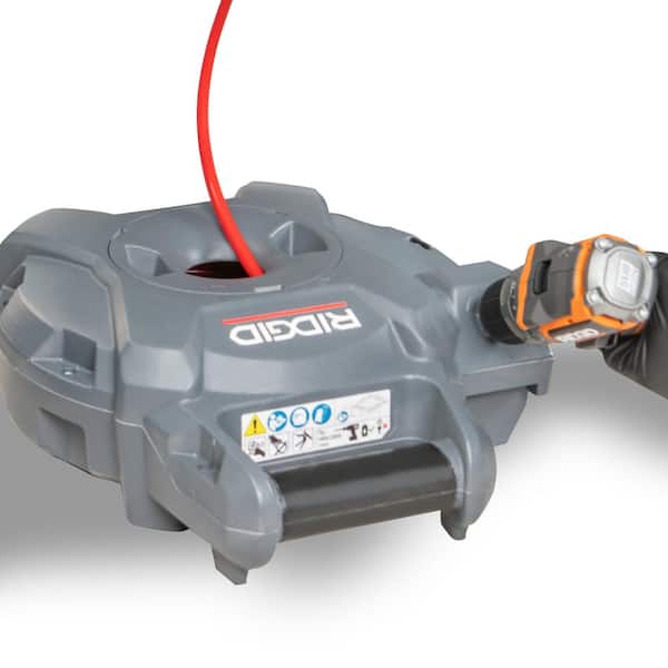 RIDGID K9-12 FlexShaft Wall-to-Wall Drain Cleaner, 1/4 in. x 30 ft