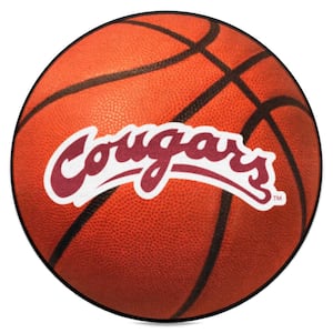 Washington State Cougars Orange Basketball Rug - 27in. Diameter