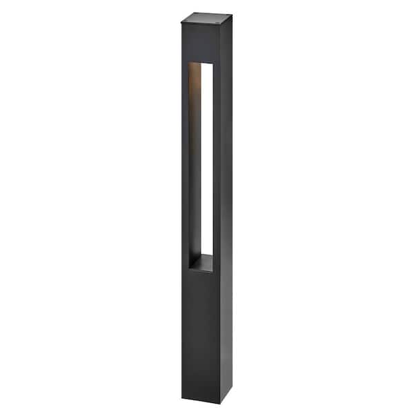 HINKLEY - Atlantis Black Outdoor LED Low Voltage Bollard