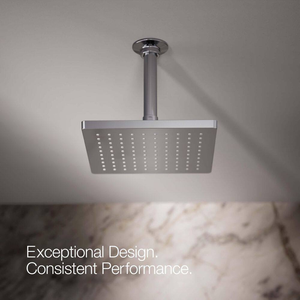 Honesty 8" Polished Chrome Square Rain Showerhead