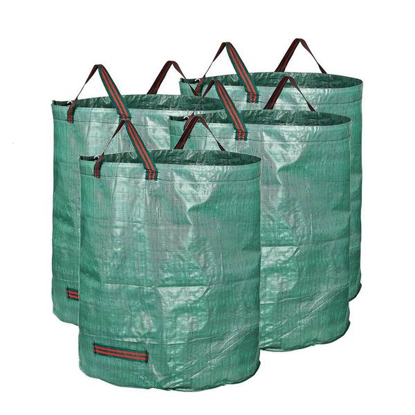 DIRECT WICKER 30 in. Re-Usable Lawn and Leaf Bag (4-Pack)-DW-GAHC-011 ...