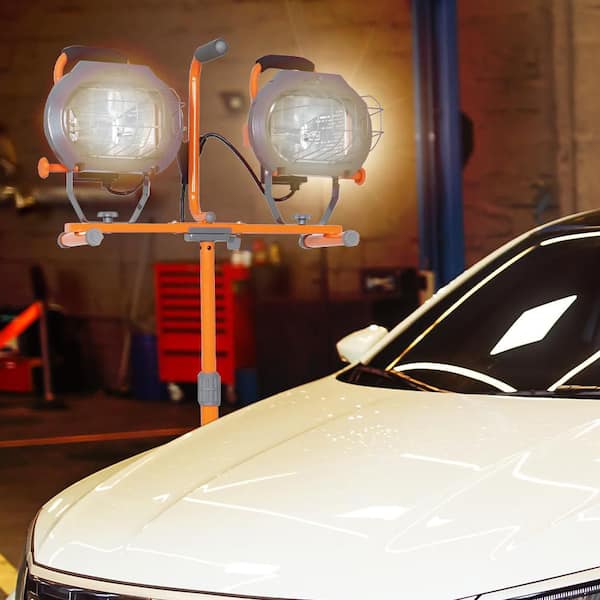 HDX 1200-Watt Halogen Tripod Work Light LG351-1200W - The Home Depot