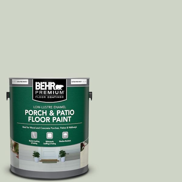 1 gal. #N390-2 Flora Low-Lustre Enamel Interior/Exterior Porch and Patio Floor Paint