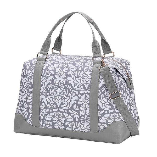 Viv&Lou Ella Grey Weekender Duffel Bag