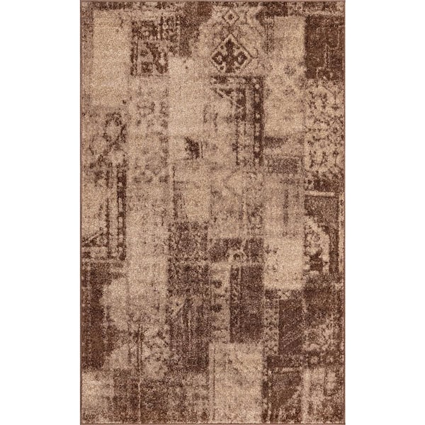 Unique Loom Autumn Plymouth Brown 5' 0 x 8' 0 Area Rug