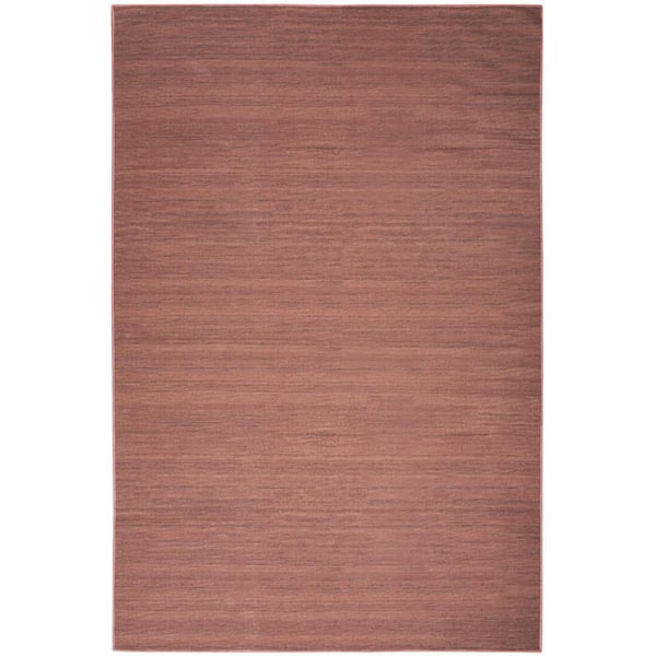 Nourison Washable Essentials Mocha 5 ft. x 7 ft. All-over design Contemporary Area Rug