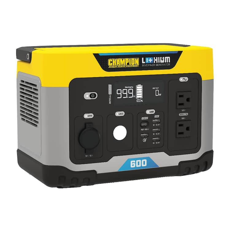 Champion Power Equipment 579-Wh Portable Lithium-Ion Solar Generator Power Station