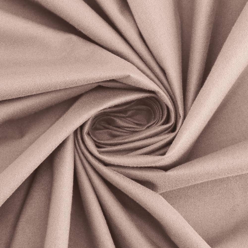 Blush Polyester Blackout Thermal Back Tab Curtain Panel