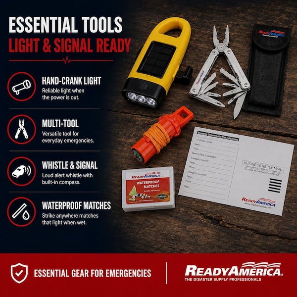 Ready America 1-Person 3-Day Deluxe Emergency Kit with Backpack