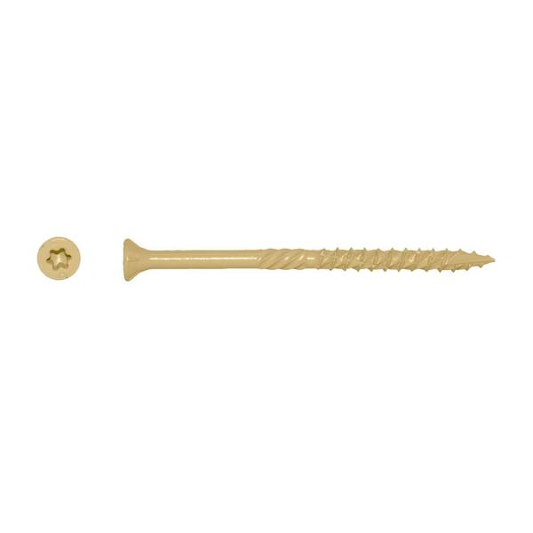 DECKMATE #9 x 2-1/2 in. Star Flat-Head Wood Deck Screws
