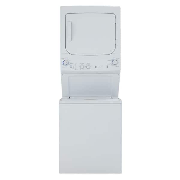 GE Unitized Spacemaker 3.3 cu. ft. Washer and 5.9 cu. ft. Electric Dryer in White