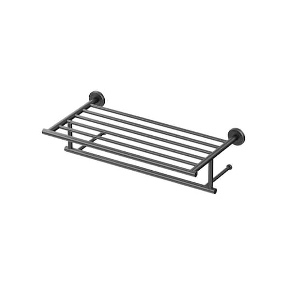 Gatco Latitude II 18 in. Towel Rack in Matte Black