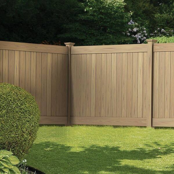 Veranda Linden 6 Ft H X 8 Ft W Cypress Vinyl Privacy Fence Panel Kit 73014524 The Home Depot Veranda Linden 6 Ft H X 8 Ft W Cypress Vinyl Privacy Fence Panel Kit 73014524 The Home Depot