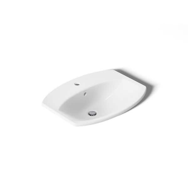 Cimarron 23 in. x 17.88 in. Drop-In Bathroom Sink in White Vitreous China