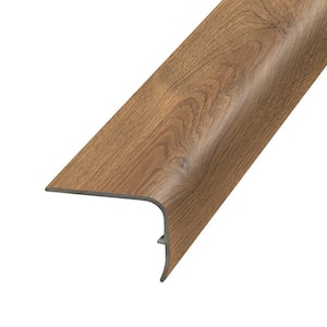 Chicory 1.32 in. Thick x 1.88 in. Wide x 78.7 in. Length Vinyl Stair Nose Molding