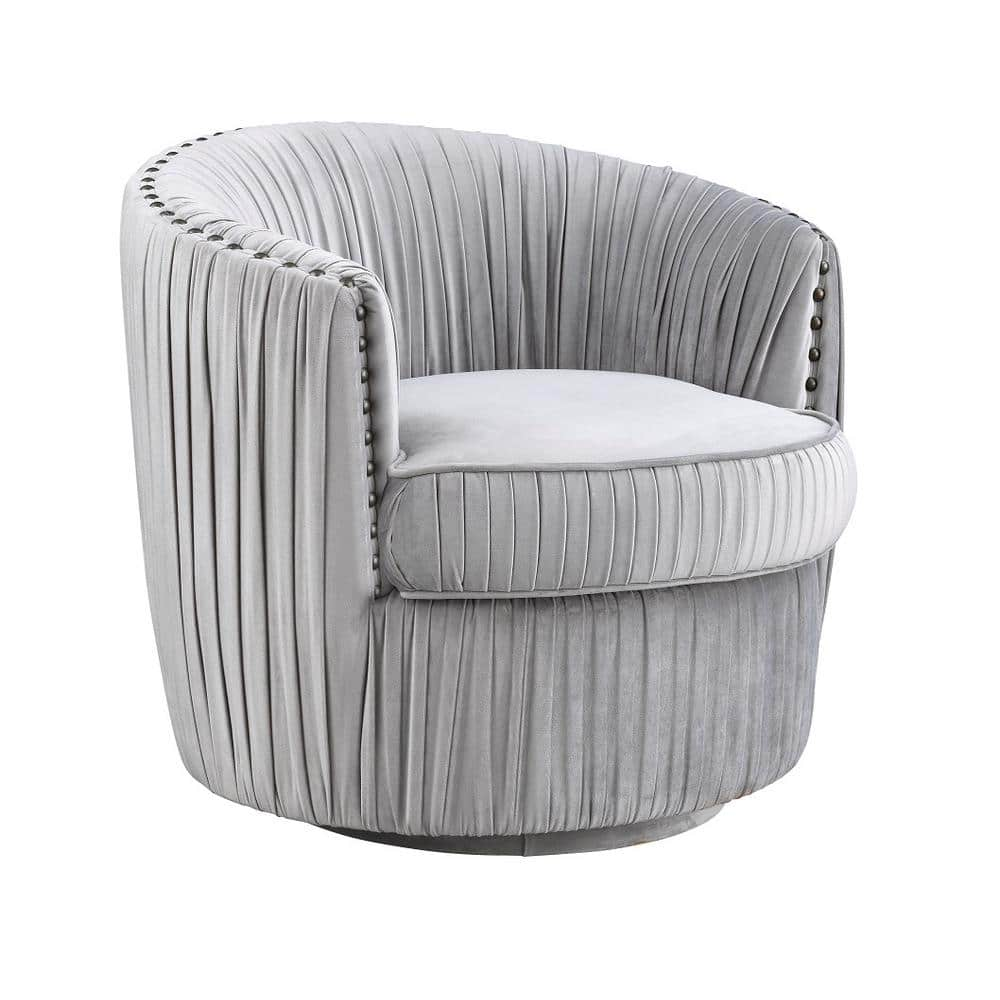 grey jumbo cord cuddle chair