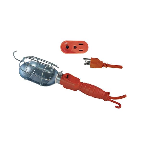 25' Hanging Work Light w/ Power Cord Outlet #2893